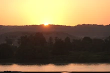 Sunset across the Nile