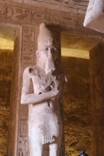 The main temple interior pillar statues