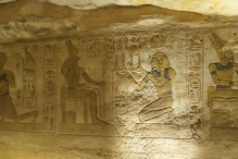 The main temple interior offerings to Horus