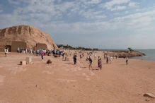 The main temple view back to lake