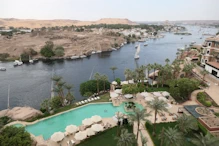 View from our room to Elephantine Island and Nile