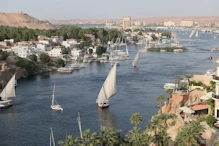 View from our room to the Nile
