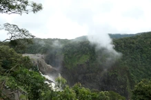 View over falls