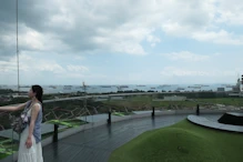 View from top deck of observatory