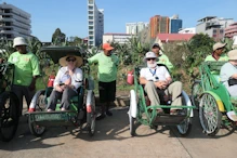 Robyn + Nick about to set off