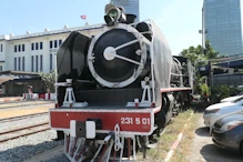 Old steam locomotive