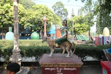 Statue representing the year of the tiger