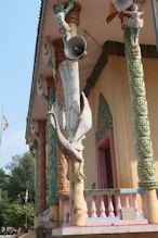 Peacock ornament on main temple