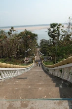 Stairway back to boat