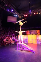 The show incredible strength and flexibility