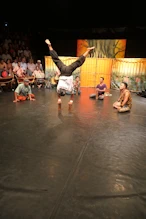 The show incredible strength and flexibility