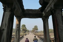 View towards main entrance