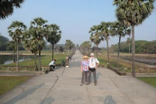 Main west east walkway + Nick + Robyn