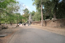 Road to entrance