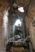 Collapsed corridor