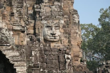 Smiling face of builder king