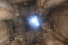 Inside of tower with four faces
