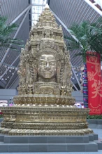 Smiling face of builder king