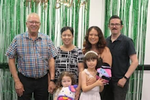 Steve, Carmel, Kelly, Peter, Mia and Emily