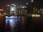 Shanghai river at night
