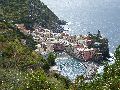 Vernazza – view over town
