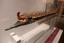 Model of early ship