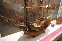 Model of karack ship