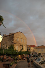 Rainbow from near where we had dinner