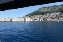 View of Dubrovnik from boat