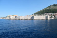 View of Dubrovnik from boat
