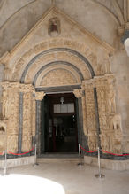 Trogir Cathedral ornate portal