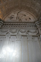 Trogir Cathedral Bapistry wall