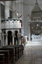 Trogir Cathedral pulpit