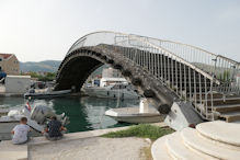 Trogir wooden bridge