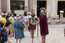 Pretend Roman soldiers