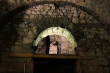 Undercroft area of palace