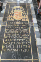 Stone of Leopold of Austria who was illigit son of a Holy Roman Emporer