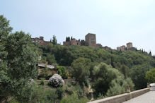 Viiew up to Alhambra