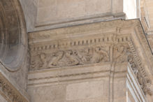 Detail on door surround of cathedral