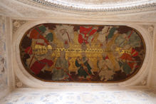 Nazaries palace painted leather ceiling