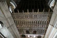 Choir roof and sides