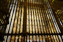 Main altar behind bars