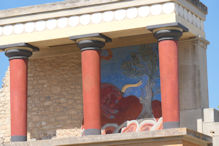 Replica frescos – Bull in bas relief
