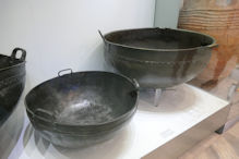 Large bronze cauldron