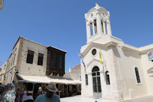 Church in square of old town