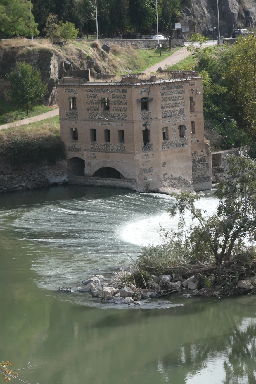 A derilect mill on the river