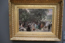Painting of a park in Paris