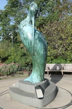 Bird statue