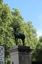 Stag statue at French Embassy