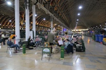 Band playing in Paddington Station
